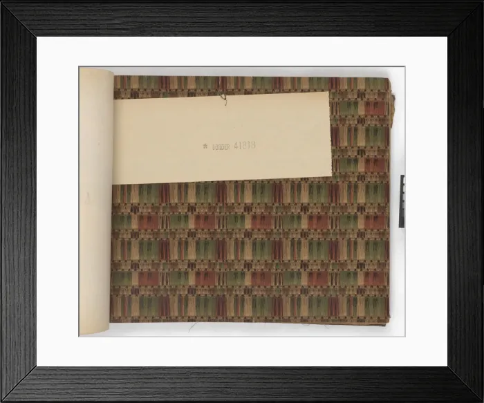 Framed Print : Page from New Artistic Wall Papers Framed Print : Page from New Artistic Wall Papers