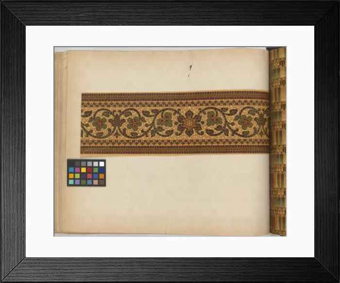 Framed Print : Page from New Artistic Wall Papers Framed Print : Page from New Artistic Wall Papers