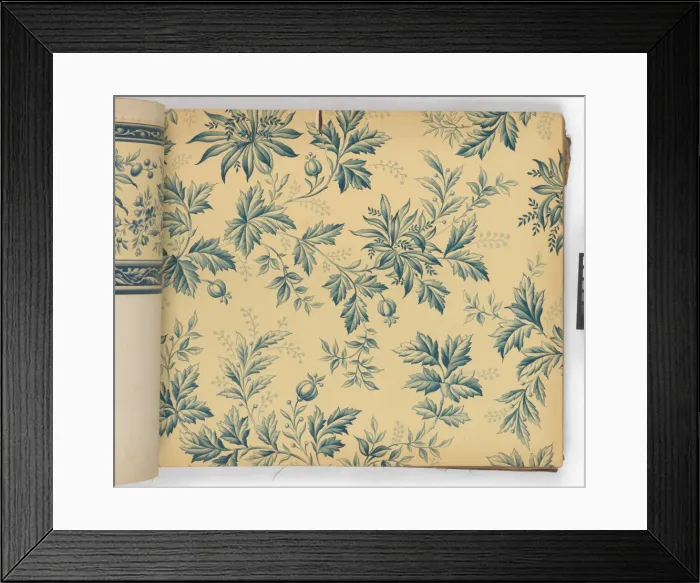 Framed Print : Page from New Artistic Wall Papers Framed Print : Page from New Artistic Wall Papers