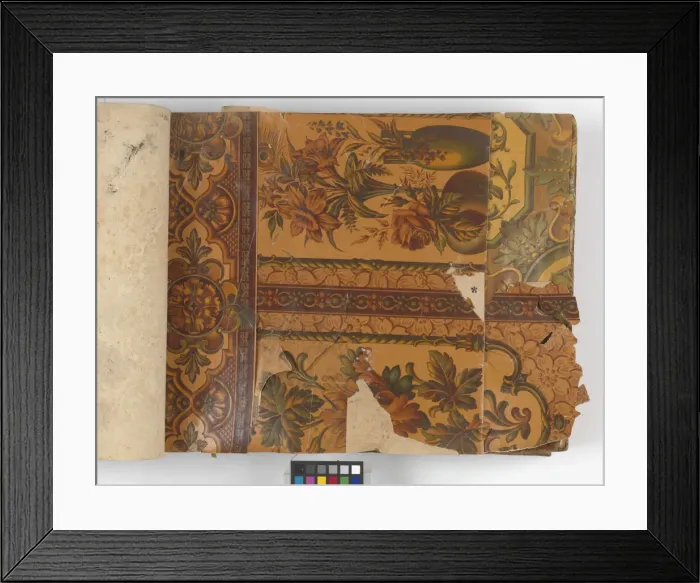 Framed Print : Page from New Artistic Wall Papers Framed Print : Page from New Artistic Wall Papers