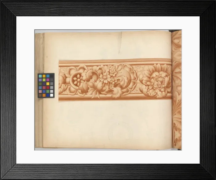 Framed Print : Page from New Artistic Wall Papers Framed Print : Page from New Artistic Wall Papers