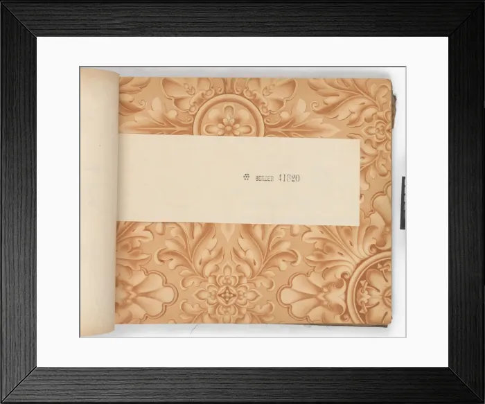 Framed Print : Page from New Artistic Wall Papers Framed Print : Page from New Artistic Wall Papers