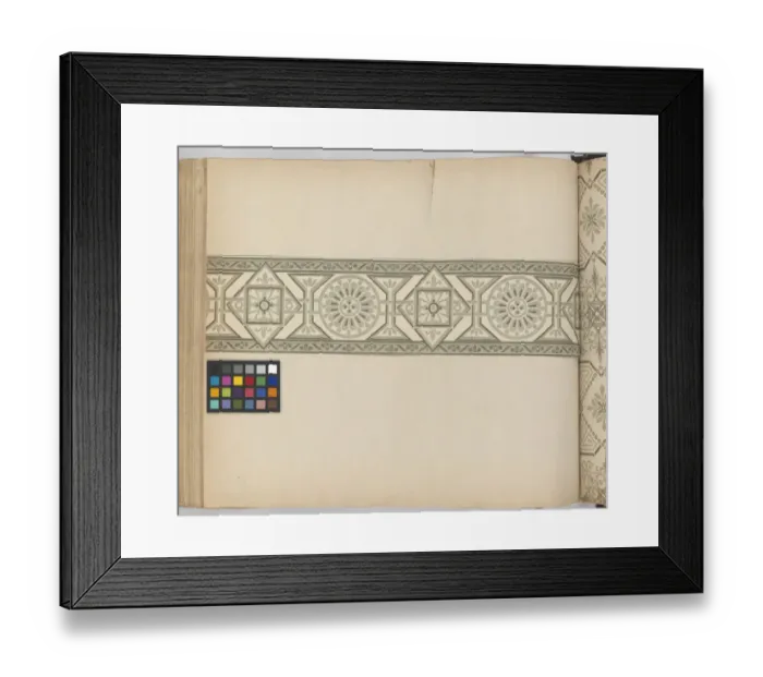Framed Print : Page from New Artistic Wall Papers Framed Print : Page from New Artistic Wall Papers