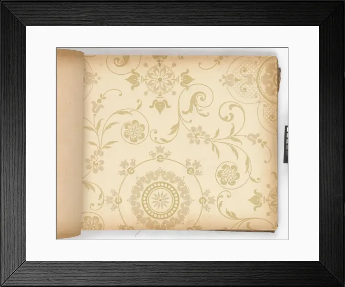 Framed Print : Page from New Artistic Wall Papers Framed Print : Page from New Artistic Wall Papers