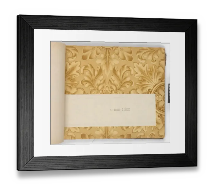 Framed Print : Page from New Artistic Wall Papers Framed Print : Page from New Artistic Wall Papers