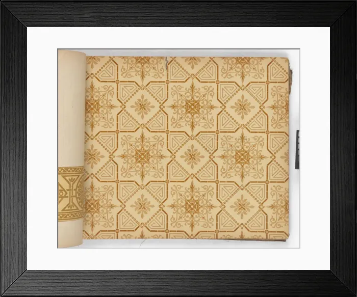 Framed Print : Page from New Artistic Wall Papers Framed Print : Page from New Artistic Wall Papers
