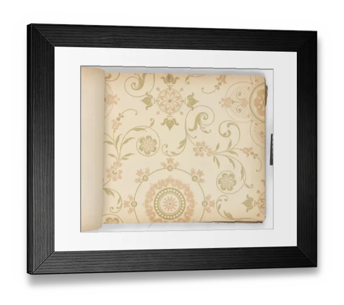 Framed Print : Page from New Artistic Wall Papers Framed Print : Page from New Artistic Wall Papers
