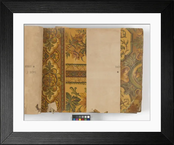 Framed Print : Page from New Artistic Wall Papers Framed Print : Page from New Artistic Wall Papers