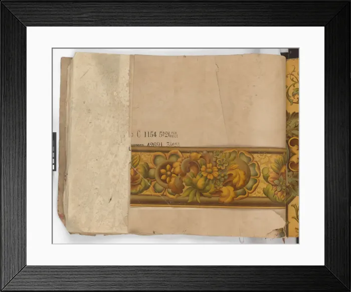 Framed Print : Page from New Artistic Wall Papers Framed Print : Page from New Artistic Wall Papers