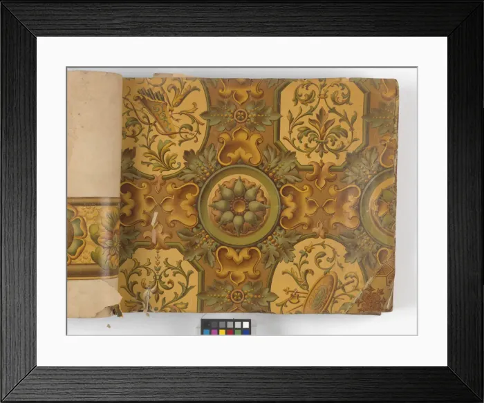 Framed Print : Page from New Artistic Wall Papers Framed Print : Page from New Artistic Wall Papers