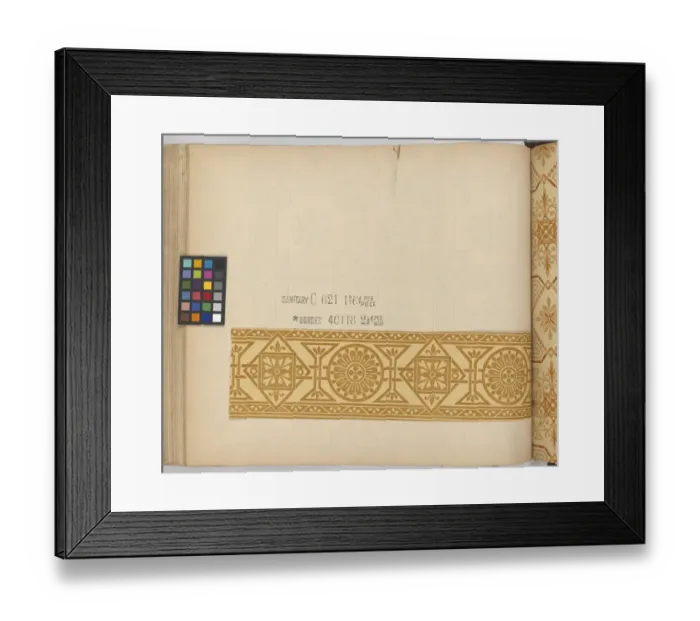 Framed Print : Page from New Artistic Wall Papers Framed Print : Page from New Artistic Wall Papers