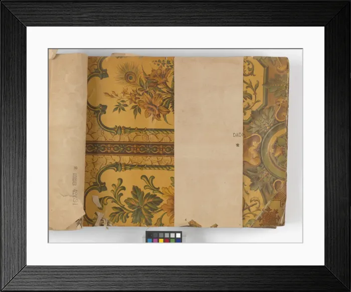Framed Print : Page from New Artistic Wall Papers Framed Print : Page from New Artistic Wall Papers