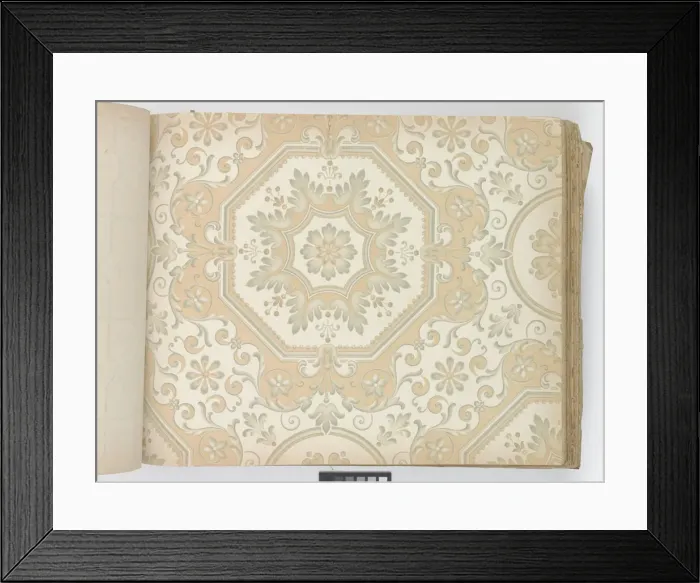 Framed Print : Page from New Artistic Wall Papers Framed Print : Page from New Artistic Wall Papers