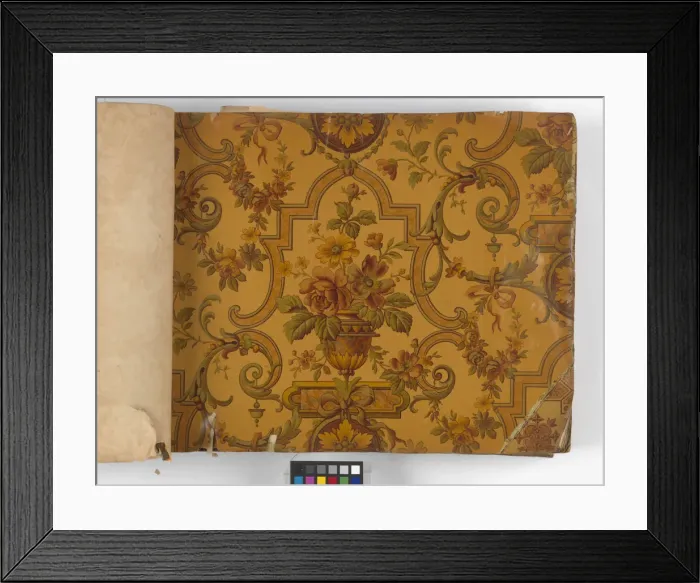 Framed Print : Page from New Artistic Wall Papers Framed Print : Page from New Artistic Wall Papers