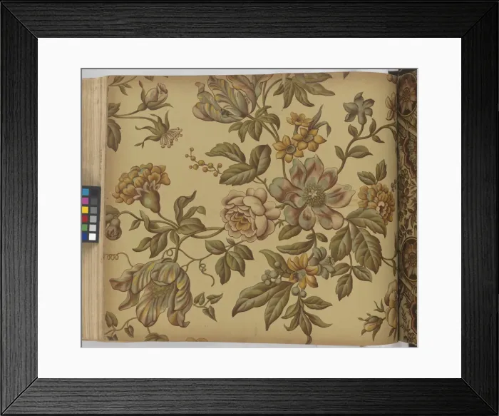 Framed Print : Page from New Artistic Wall Papers Framed Print : Page from New Artistic Wall Papers
