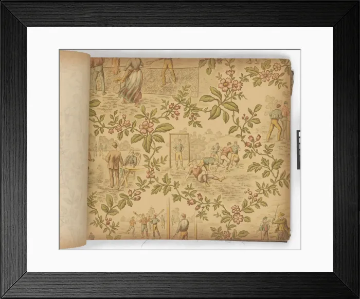 Framed Print : Page from New Artistic Wall Papers Framed Print : Page from New Artistic Wall Papers