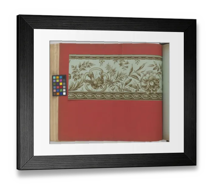 Framed Print : Page from New Artistic Wall Papers Framed Print : Page from New Artistic Wall Papers
