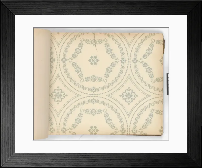 Framed Print : Page from New Artistic Wall Papers Framed Print : Page from New Artistic Wall Papers