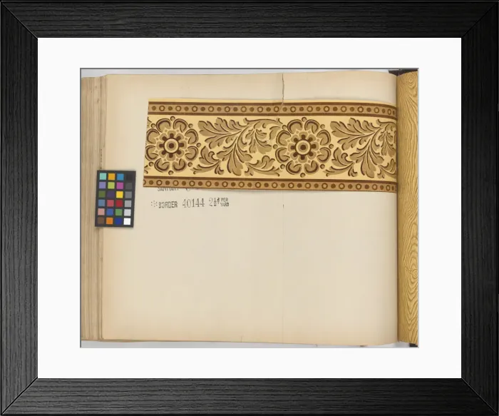 Framed Print : Page from New Artistic Wall Papers Framed Print : Page from New Artistic Wall Papers