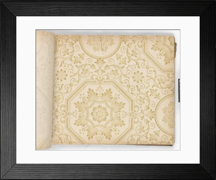 Framed Print : Page from New Artistic Wall Papers Framed Print : Page from New Artistic Wall Papers