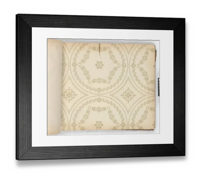 Framed Print : Page from New Artistic Wall Papers Framed Print : Page from New Artistic Wall Papers
