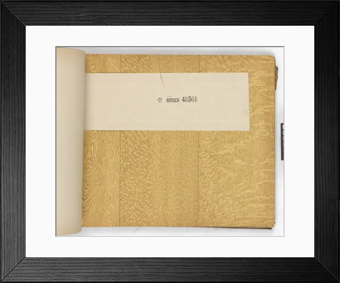 Framed Print : Page from New Artistic Wall Papers Framed Print : Page from New Artistic Wall Papers