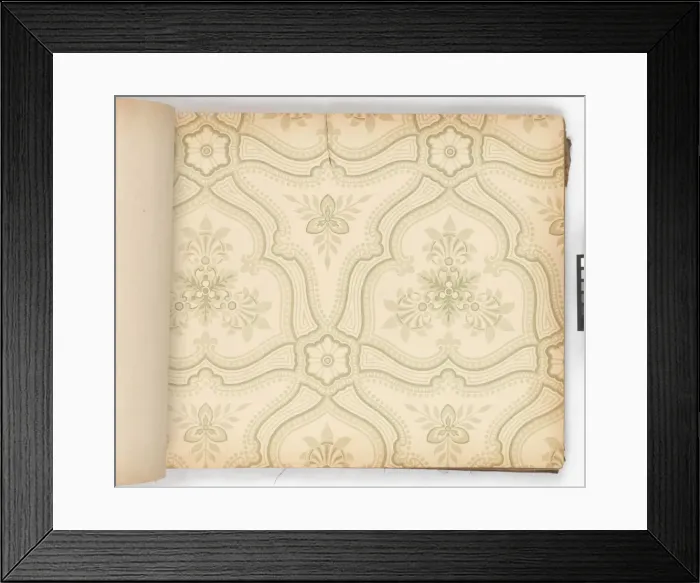 Framed Print : Page from New Artistic Wall Papers Framed Print : Page from New Artistic Wall Papers