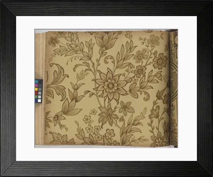 Framed Print : Page from New Artistic Wall Papers Framed Print : Page from New Artistic Wall Papers