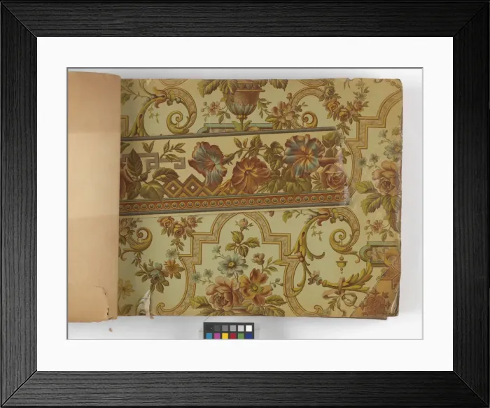 Framed Print : Page from New Artistic Wall Papers Framed Print : Page from New Artistic Wall Papers