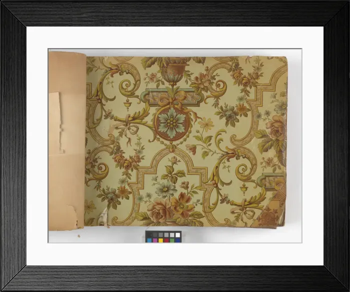 Framed Print : Page from New Artistic Wall Papers Framed Print : Page from New Artistic Wall Papers