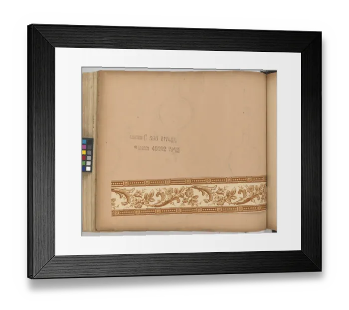 Framed Print : Page from New Artistic Wall Papers Framed Print : Page from New Artistic Wall Papers