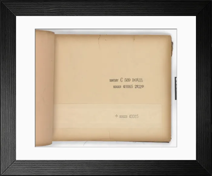 Framed Print : Page from New Artistic Wall Papers Framed Print : Page from New Artistic Wall Papers