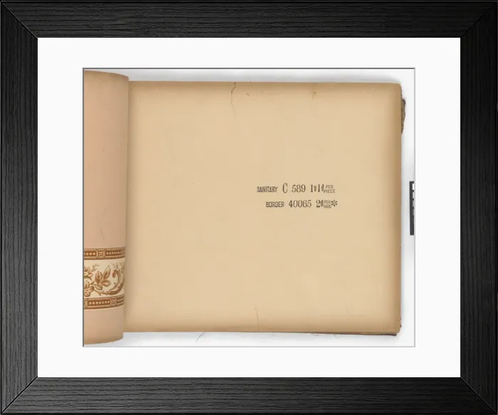 Framed Print : Page from New Artistic Wall Papers Framed Print : Page from New Artistic Wall Papers