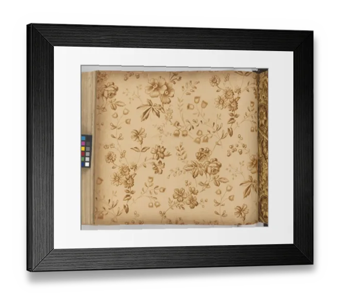 Framed Print : Page from New Artistic Wall Papers Framed Print : Page from New Artistic Wall Papers