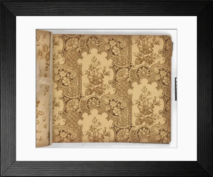 Framed Print : Page from New Artistic Wall Papers Framed Print : Page from New Artistic Wall Papers