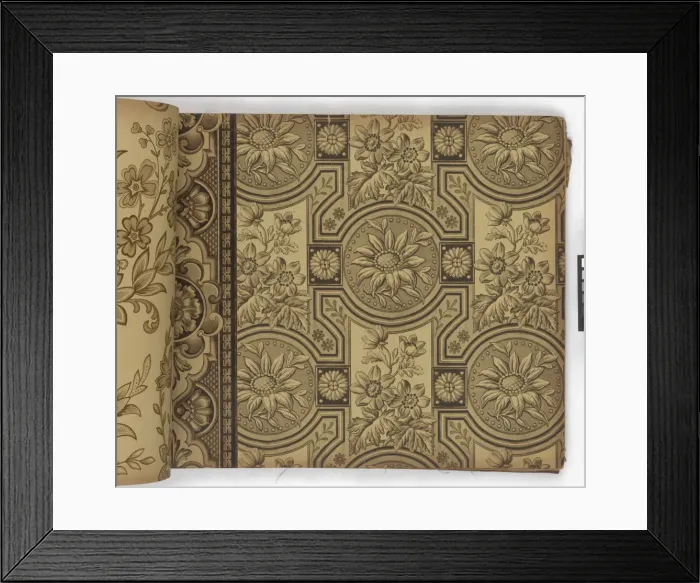 Framed Print : Page from New Artistic Wall Papers Framed Print : Page from New Artistic Wall Papers