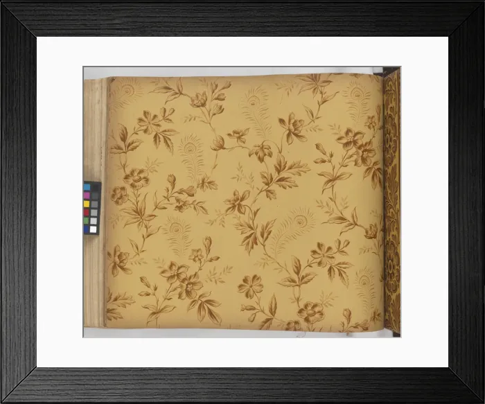 Framed Print : Page from New Artistic Wall Papers Framed Print : Page from New Artistic Wall Papers