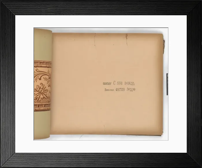 Framed Print : Page from New Artistic Wall Papers Framed Print : Page from New Artistic Wall Papers