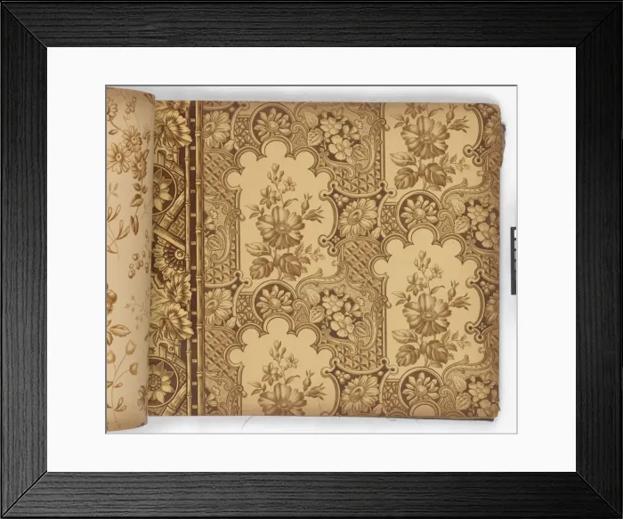 Framed Print : Page from New Artistic Wall Papers Framed Print : Page from New Artistic Wall Papers