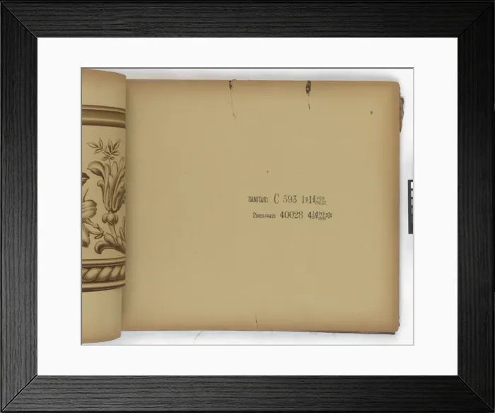 Framed Print : Page from New Artistic Wall Papers Framed Print : Page from New Artistic Wall Papers