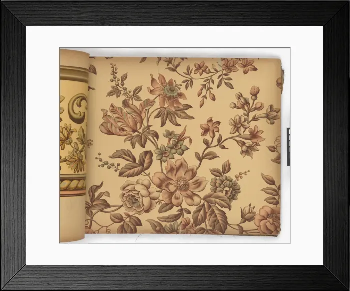 Framed Print : Page from New Artistic Wall Papers Framed Print : Page from New Artistic Wall Papers