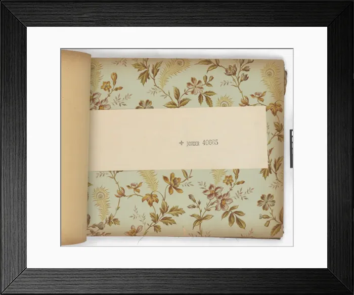 Framed Print : Page from New Artistic Wall Papers Framed Print : Page from New Artistic Wall Papers