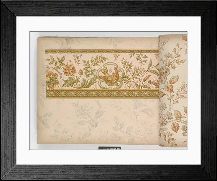 Framed Print : Page from New Artistic Wall Papers Framed Print : Page from New Artistic Wall Papers