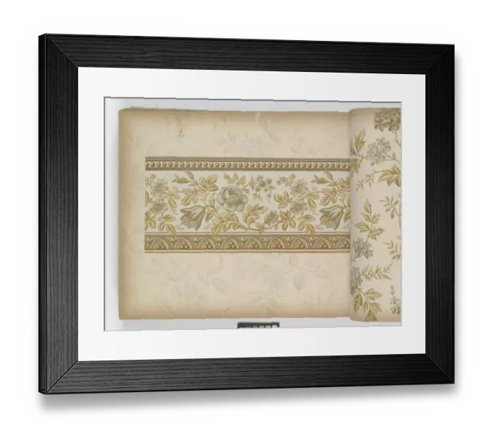 Framed Print : Page from New Artistic Wall Papers Framed Print : Page from New Artistic Wall Papers
