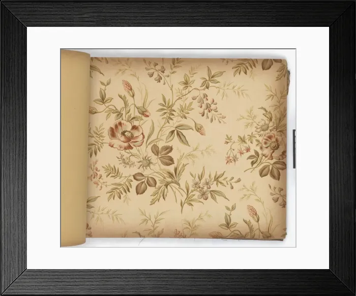 Framed Print : Page from New Artistic Wall Papers Framed Print : Page from New Artistic Wall Papers
