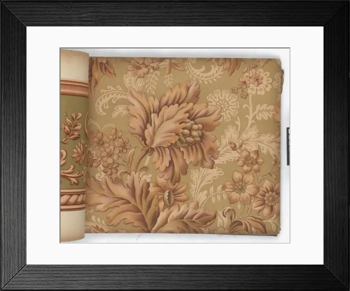 Framed Print : Page from New Artistic Wall Papers Framed Print : Page from New Artistic Wall Papers
