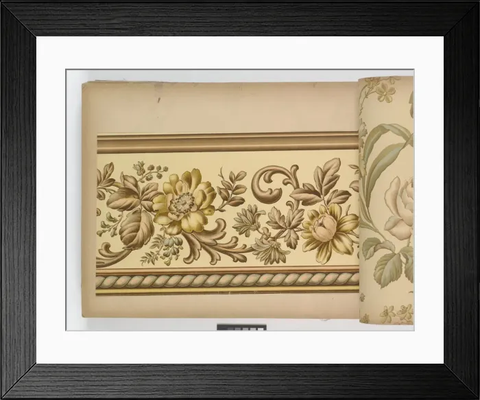 Framed Print : Page from New Artistic Wall Papers Framed Print : Page from New Artistic Wall Papers