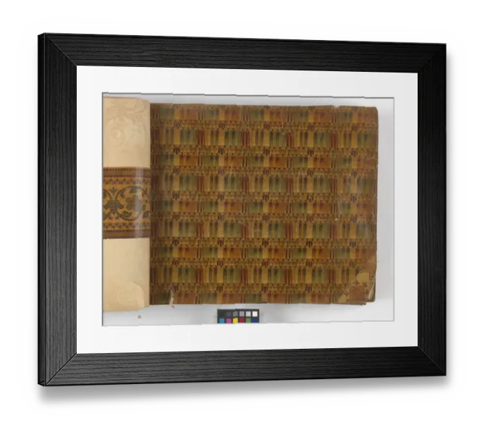 Framed Print : Page from New Artistic Wall Papers Framed Print : Page from New Artistic Wall Papers