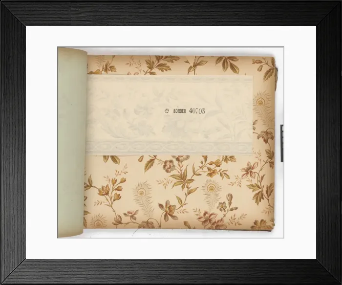 Framed Print : Page from New Artistic Wall Papers Framed Print : Page from New Artistic Wall Papers