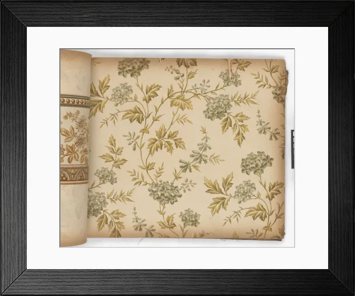 Framed Print : Page from New Artistic Wall Papers Framed Print : Page from New Artistic Wall Papers